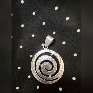Sterling Silver Modern Pendant